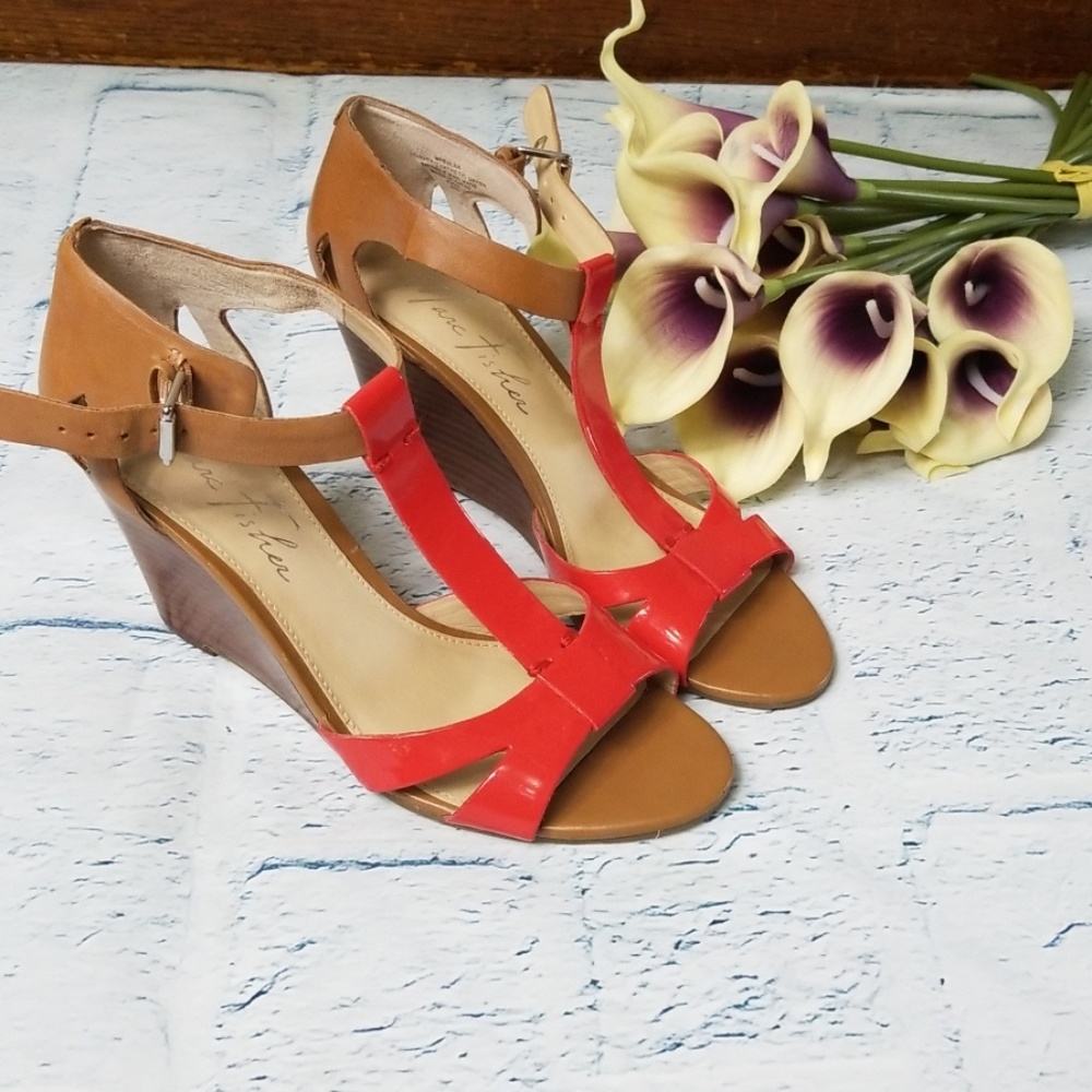 Marc Fisher Bulan Wedge Heel Open Toe Sandal